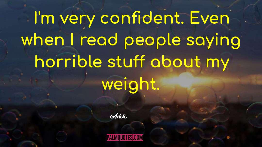 Confident People quotes by Adele