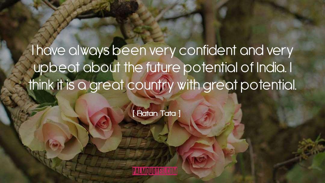 Confident quotes by Ratan Tata
