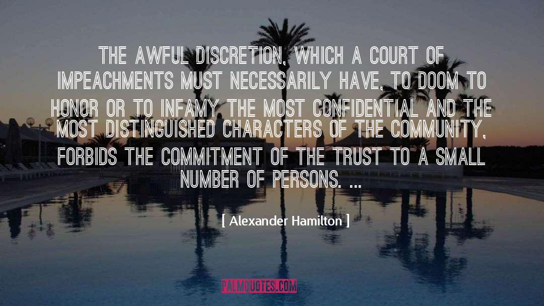 Confidential quotes by Alexander Hamilton