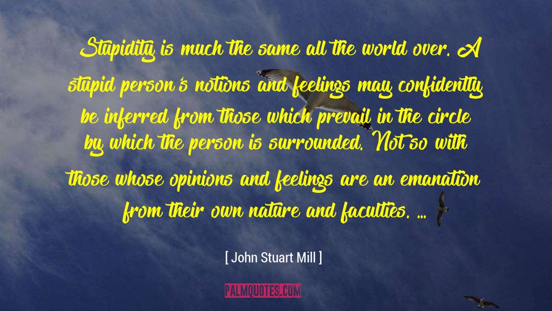 Confidently quotes by John Stuart Mill