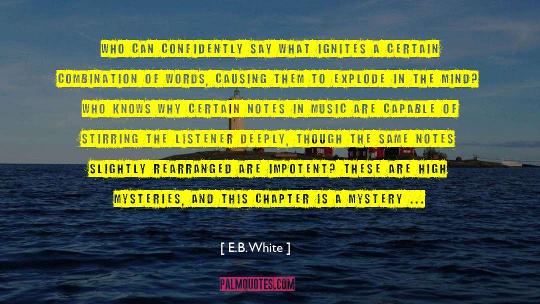 Confidently quotes by E.B. White