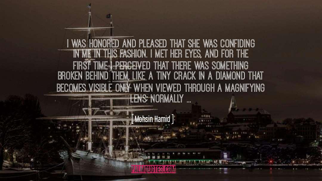 Confiding quotes by Mohsin Hamid