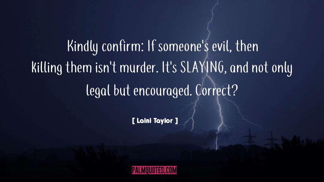 Confirm quotes by Laini Taylor