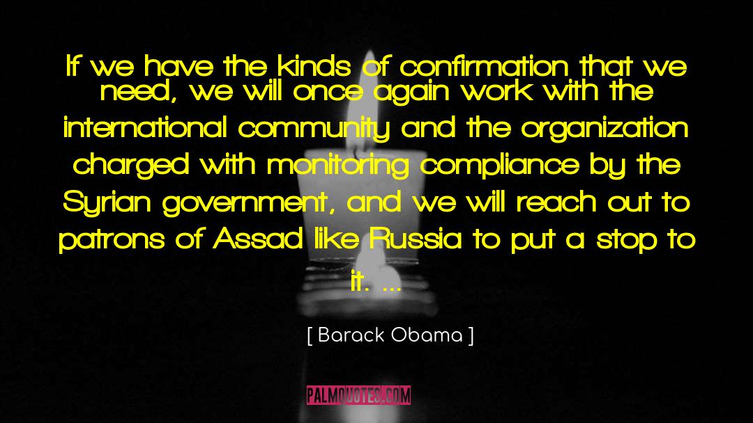 Confirmation quotes by Barack Obama