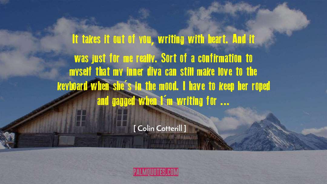 Confirmation quotes by Colin Cotterill