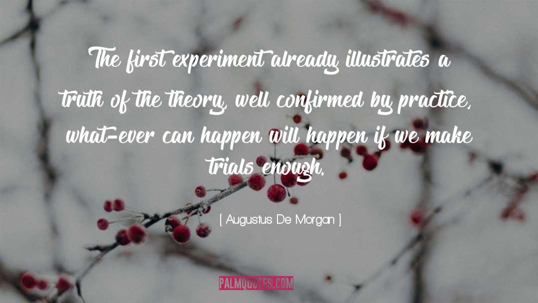 Confirmed quotes by Augustus De Morgan