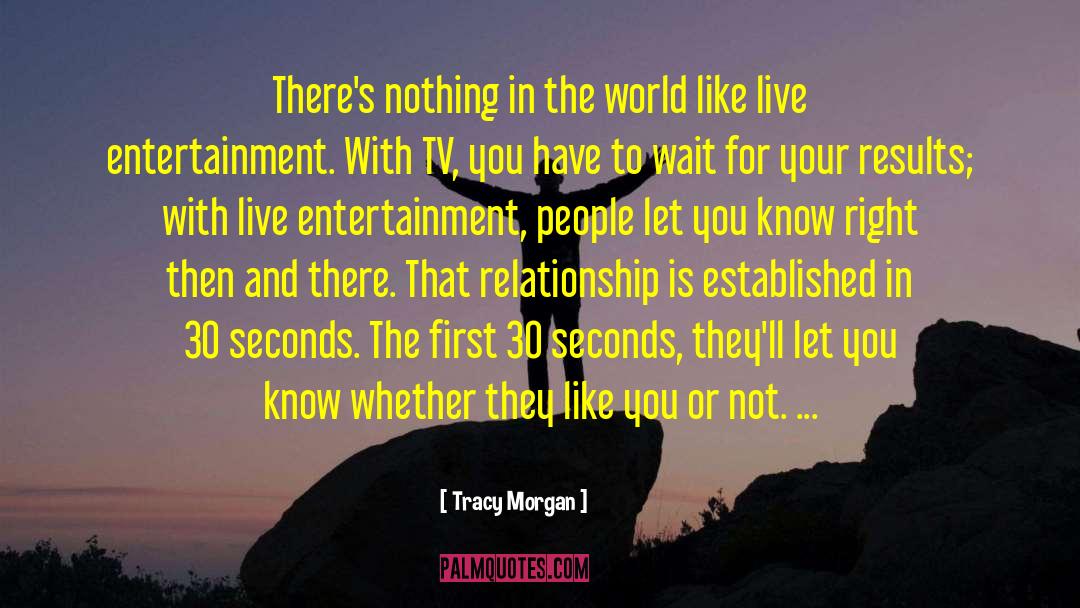 Conflict And Relationship quotes by Tracy Morgan