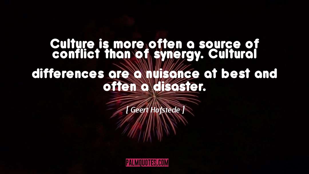 Conflict Management quotes by Geert Hofstede