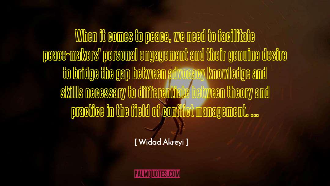 Conflict Management quotes by Widad Akreyi