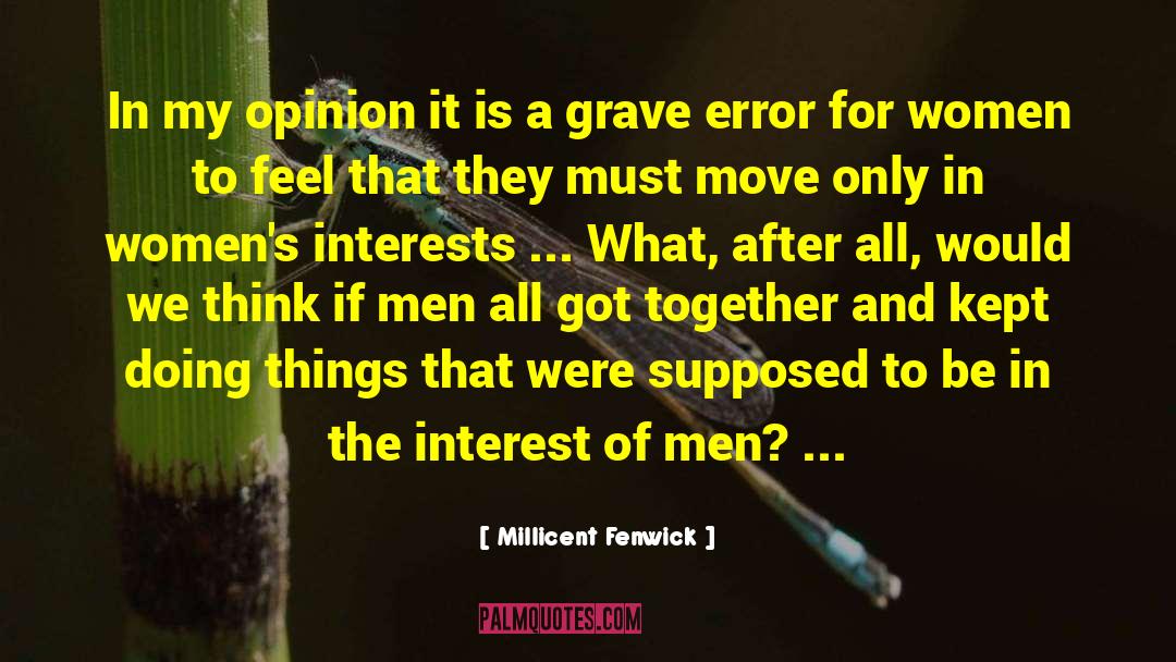 Conflict Of Interest quotes by Millicent Fenwick