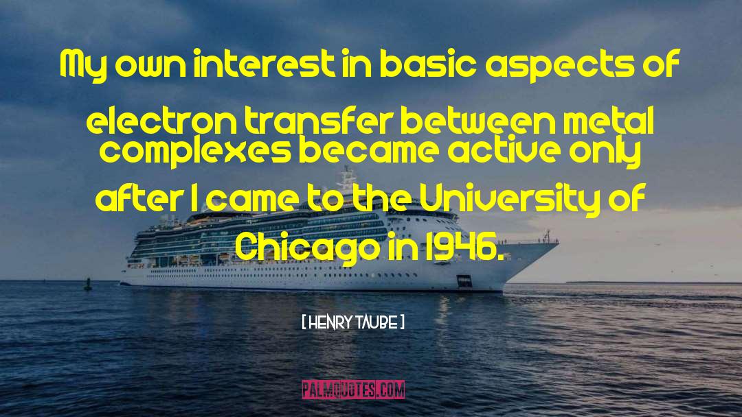 Conflict Of Interest quotes by Henry Taube