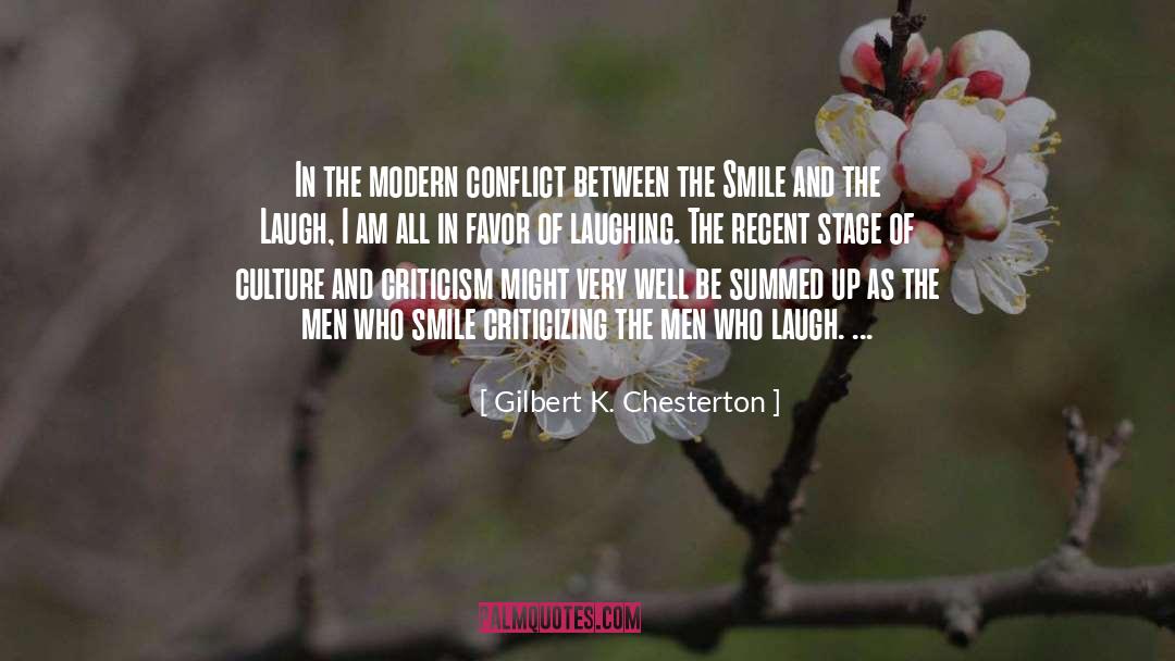 Conflict quotes by Gilbert K. Chesterton