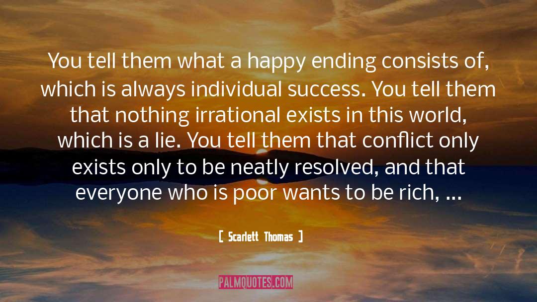 Conflict quotes by Scarlett Thomas