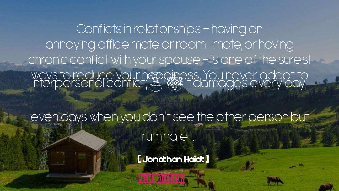 Conflict Resolution quotes by Jonathan Haidt