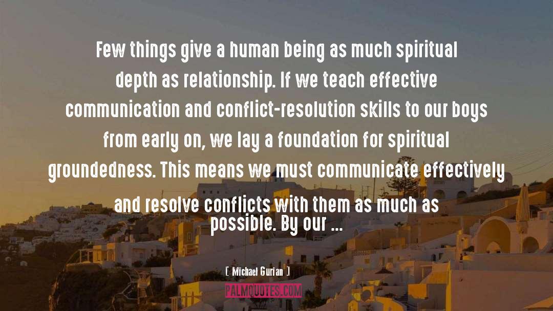 Conflict Resolution quotes by Michael Gurian