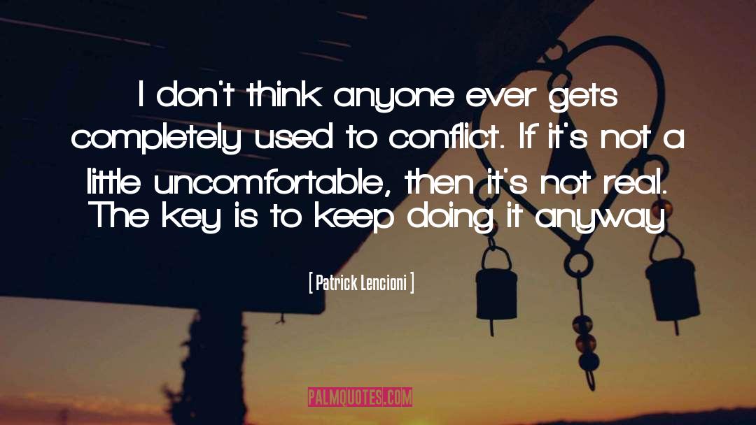 Conflict Resolution quotes by Patrick Lencioni