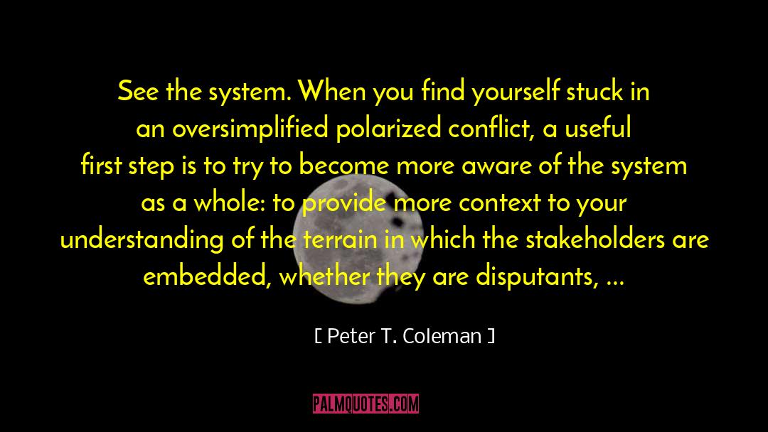 Conflict Resolution quotes by Peter T. Coleman