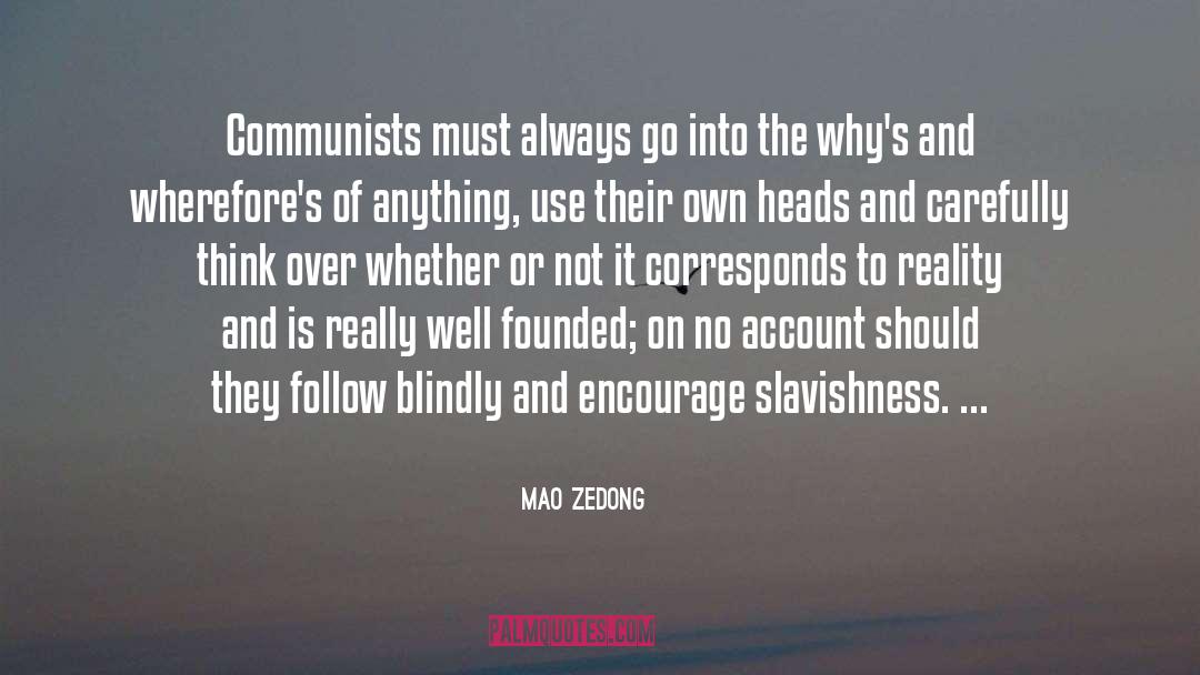 Conflicting Accounts quotes by Mao Zedong