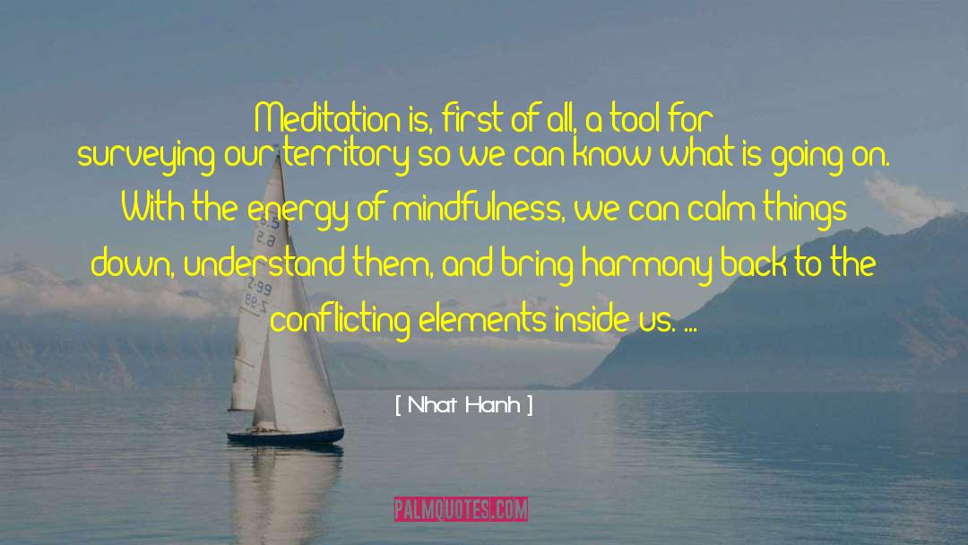 Conflicting Emotions quotes by Nhat Hanh