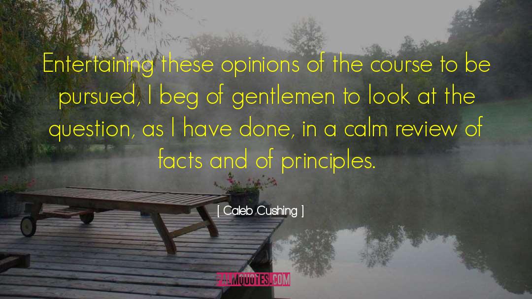 Conflicting Opinions quotes by Caleb Cushing