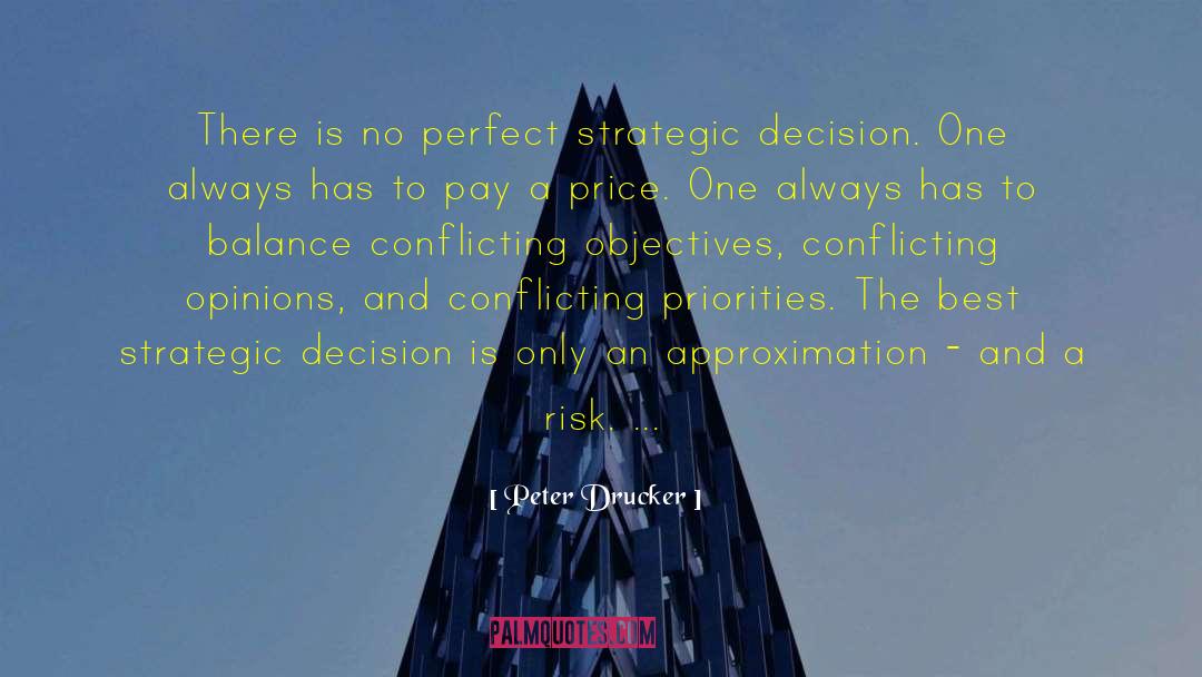 Conflicting Opinions quotes by Peter Drucker