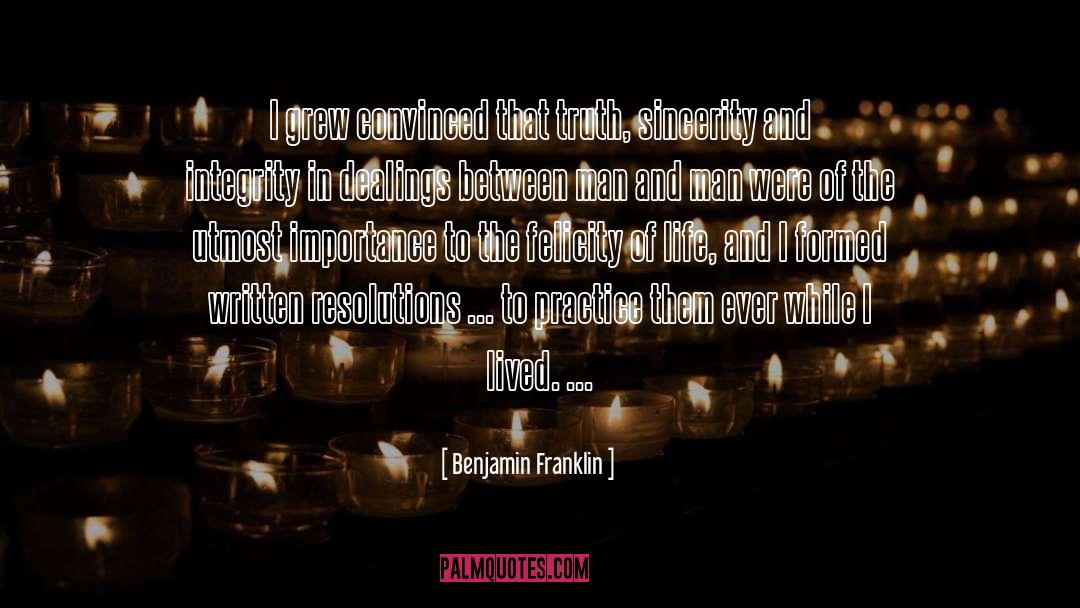 Confliction Resolution quotes by Benjamin Franklin