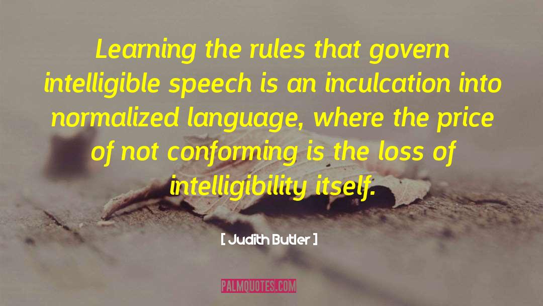 Conforming quotes by Judith Butler