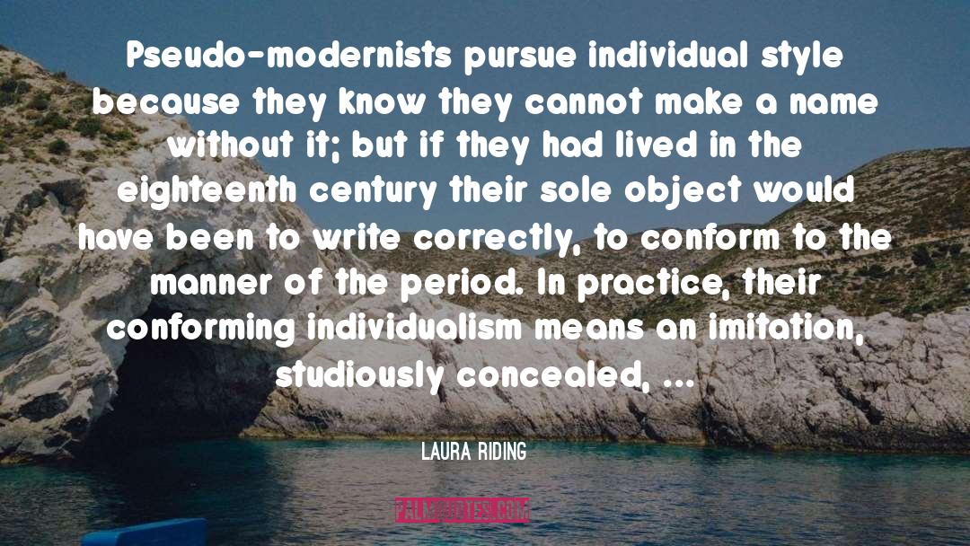 Conforming quotes by Laura Riding