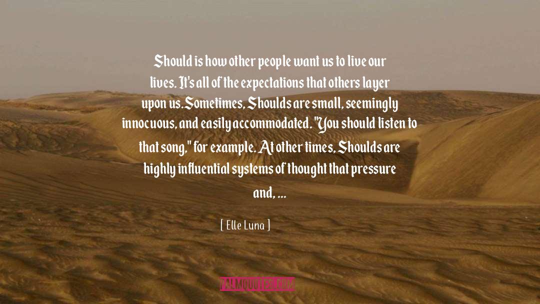 Conforming quotes by Elle Luna