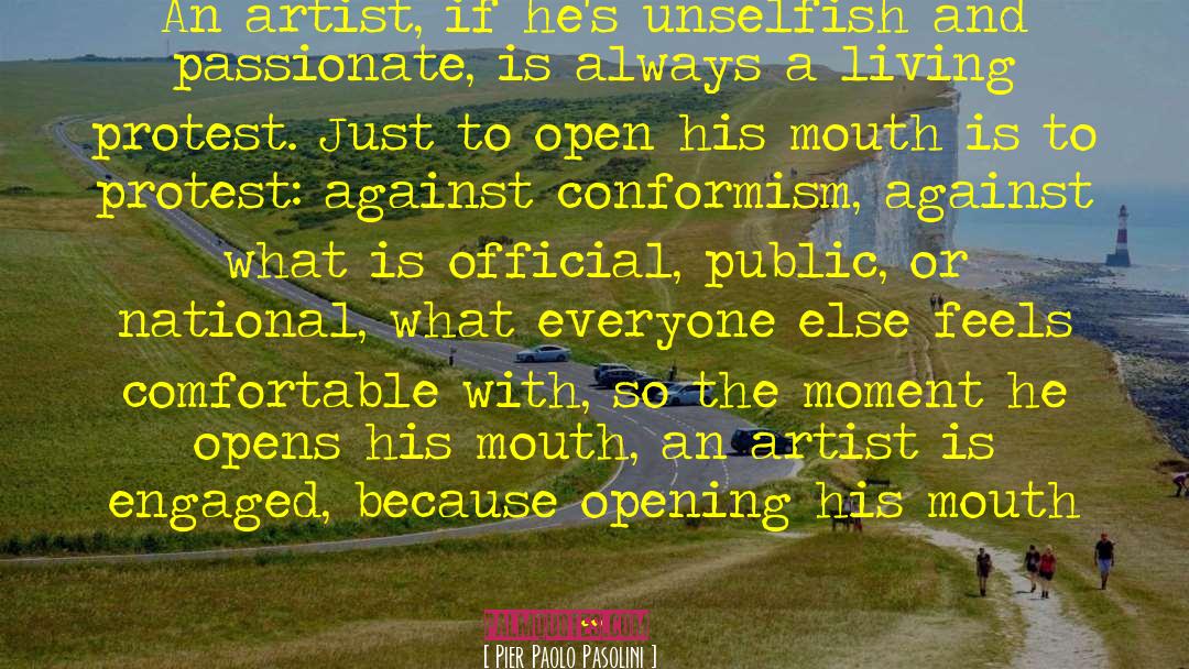 Conformism quotes by Pier Paolo Pasolini