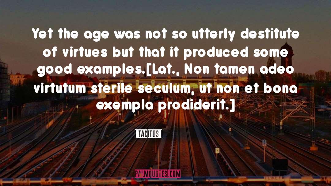 Conformist Examples quotes by Tacitus