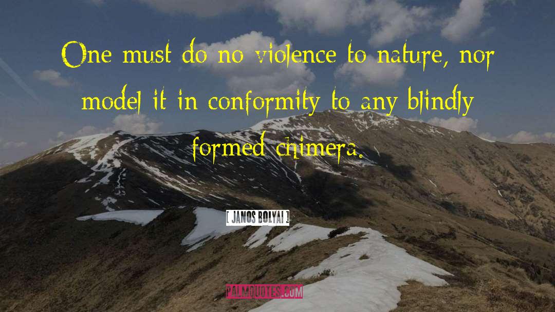 Conformity quotes by Janos Bolyai