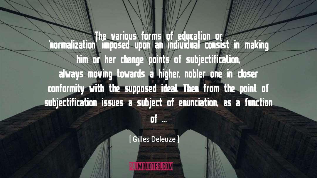 Conformity quotes by Gilles Deleuze