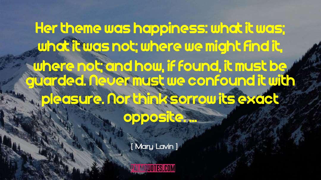 Confound It quotes by Mary Lavin