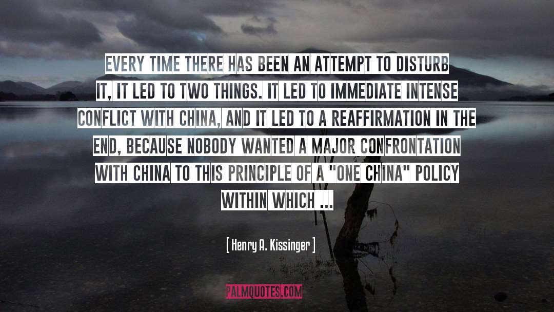 Confrontation quotes by Henry A. Kissinger