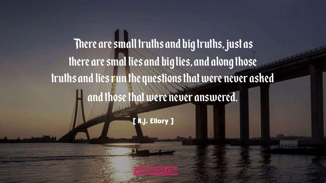 Confronting Lies quotes by R.J. Ellory