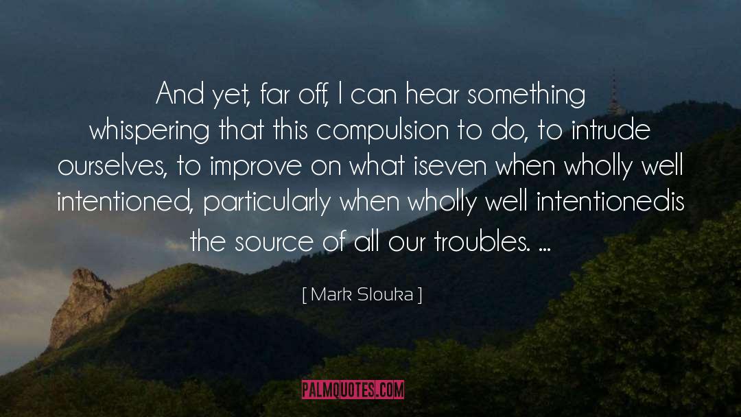 Confronting Problems quotes by Mark Slouka