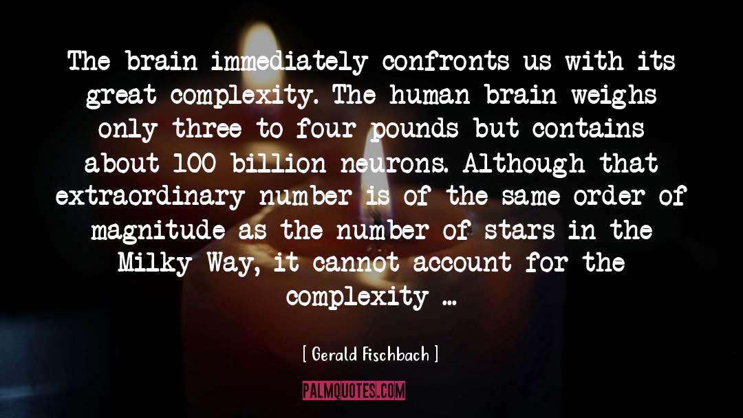 Confronts quotes by Gerald Fischbach