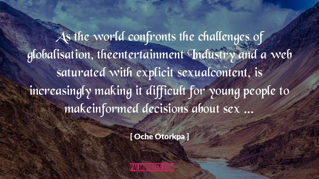 Confronts quotes by Oche Otorkpa