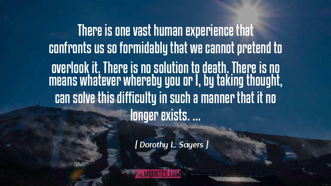 Confronts quotes by Dorothy L. Sayers