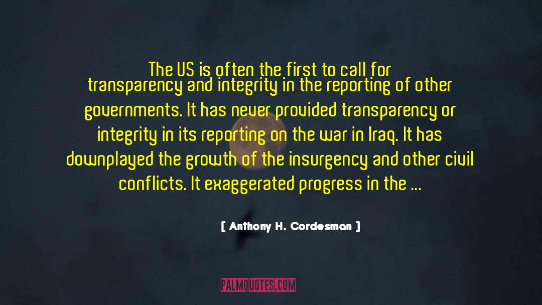 Confrot Zone quotes by Anthony H. Cordesman