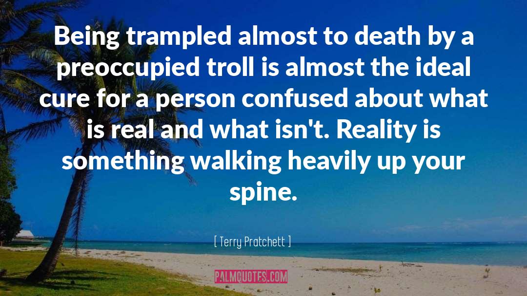 Confused Struggle quotes by Terry Pratchett
