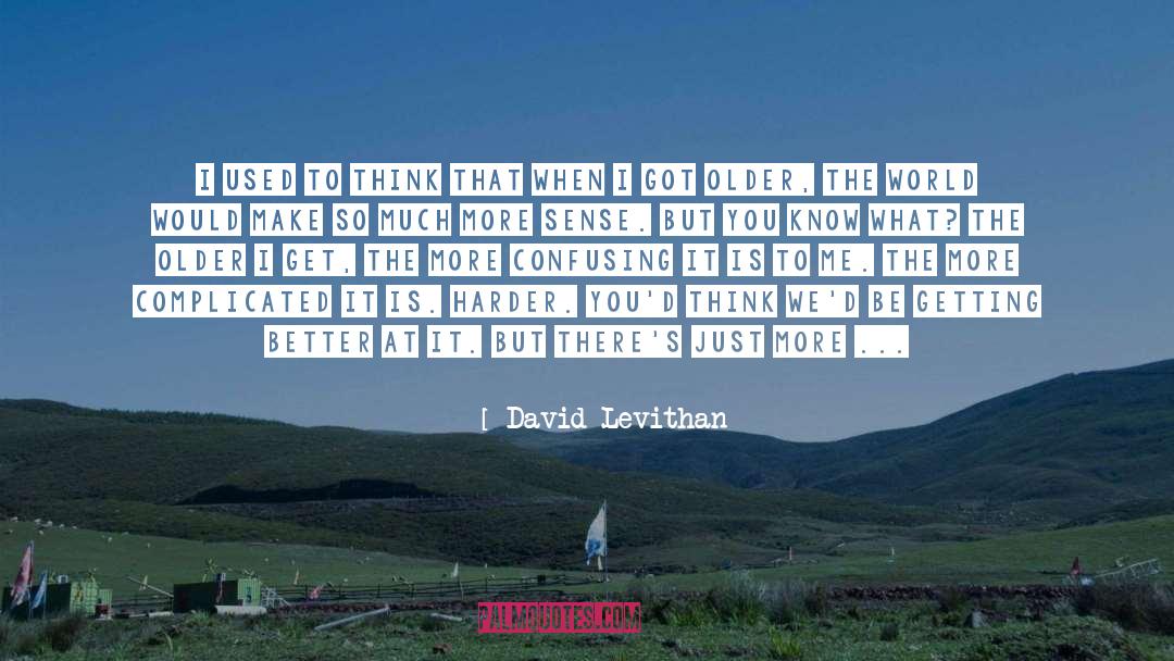 Confusing quotes by David Levithan