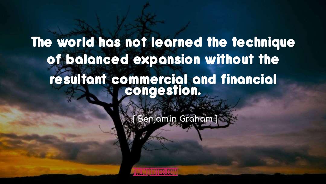 Congestion quotes by Benjamin Graham