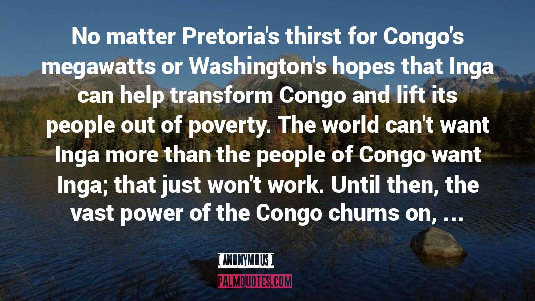 Congo quotes by Anonymous