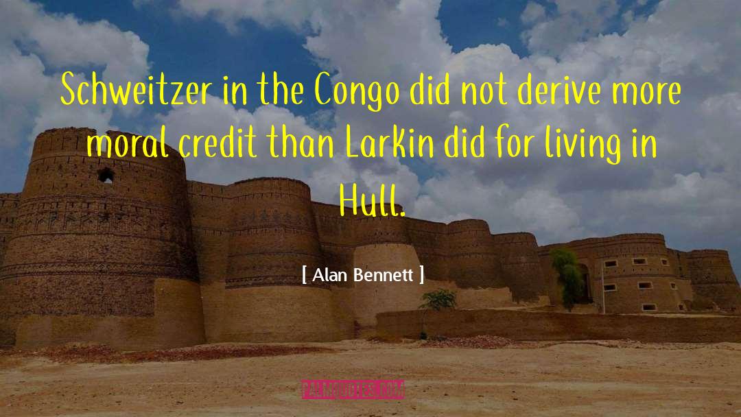 Congo quotes by Alan Bennett