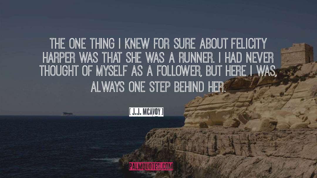 Congratulates Runner quotes by J.J. McAvoy