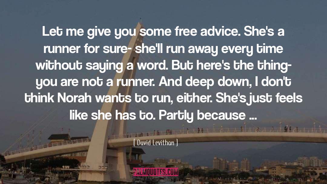 Congratulates Runner quotes by David Levithan