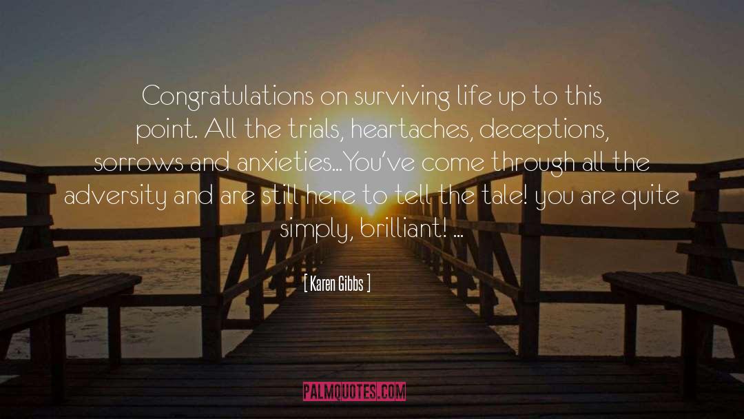 Congratulations quotes by Karen Gibbs