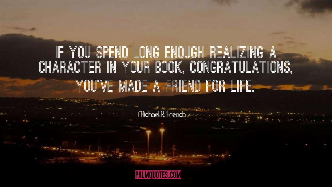 Congratulations quotes by Michael R. French